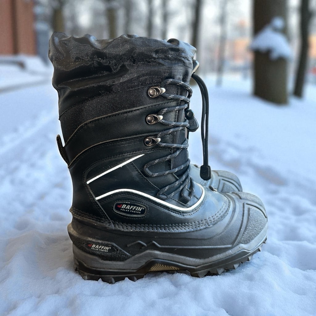 Baffin Epic-M010 Snow Monster Boots Black Size 7 Barely Used